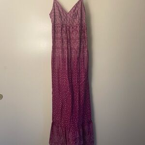 American Eagle Outfitters Purple Maxi Dress %100 Cotton